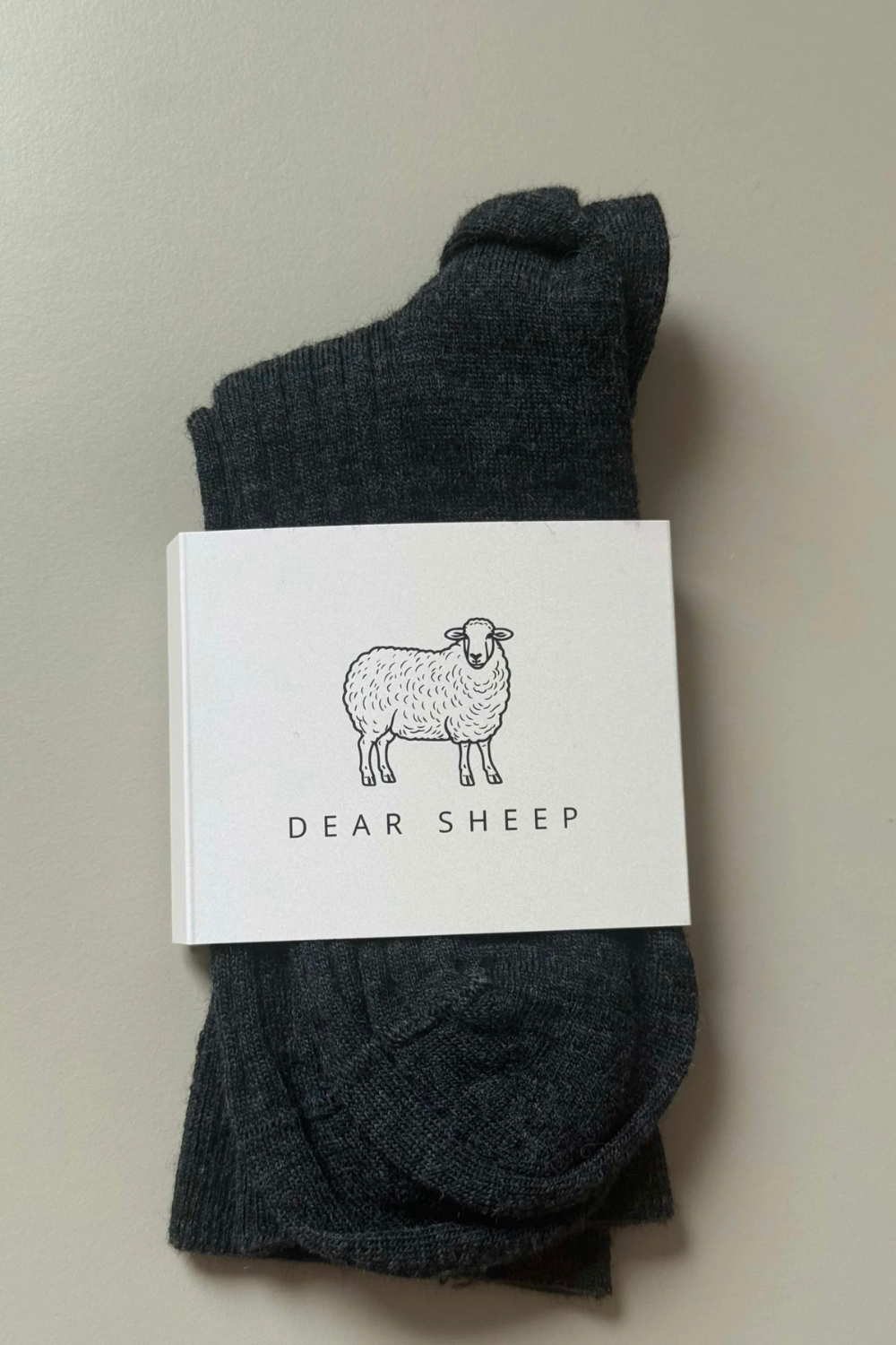 Skarpetki merino, graphite