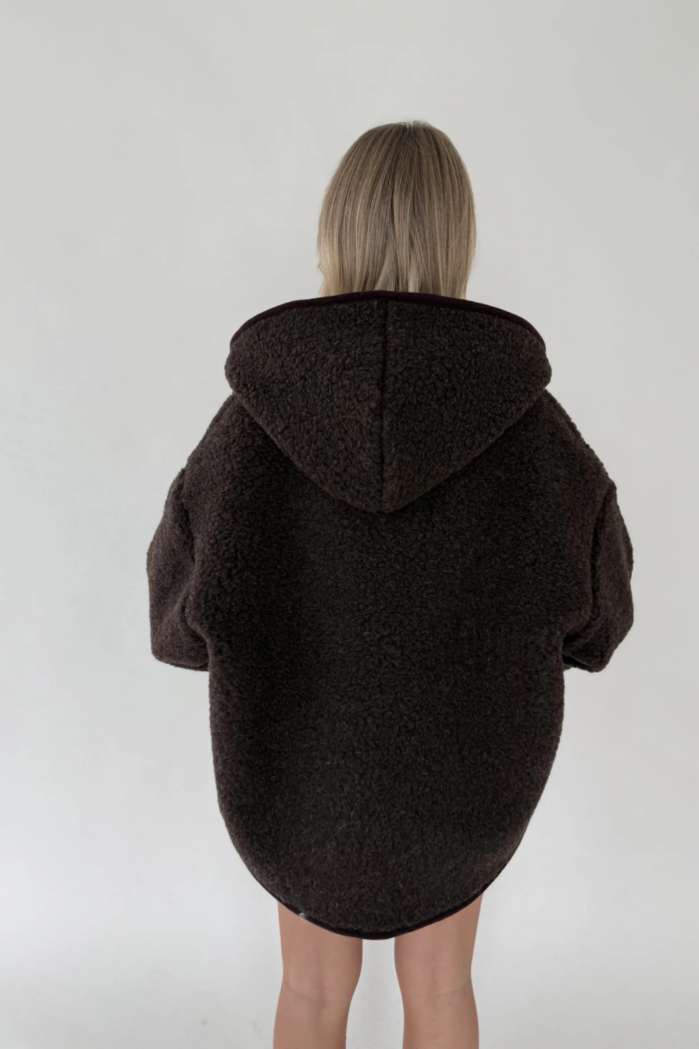 Kurtka merino TEDDY, chocolate