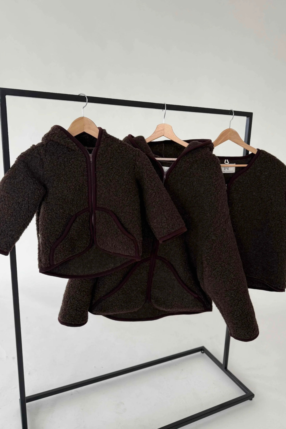 Kurtka merino TEDDY, chocolate