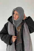 Balaclava merino, grey
