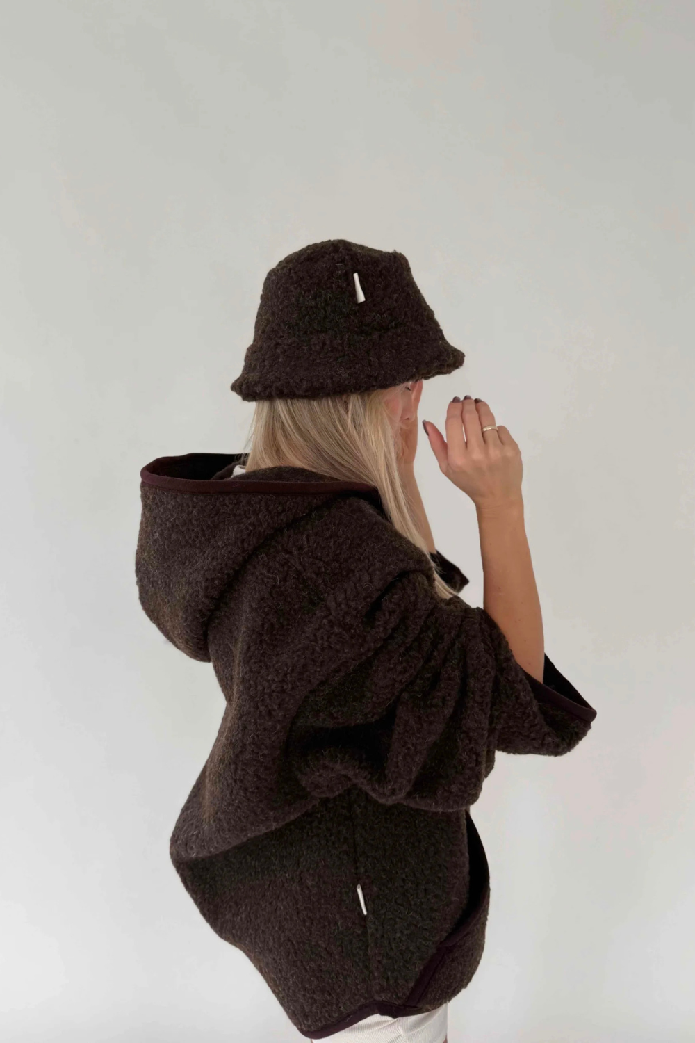 Kapelusz merino, brown