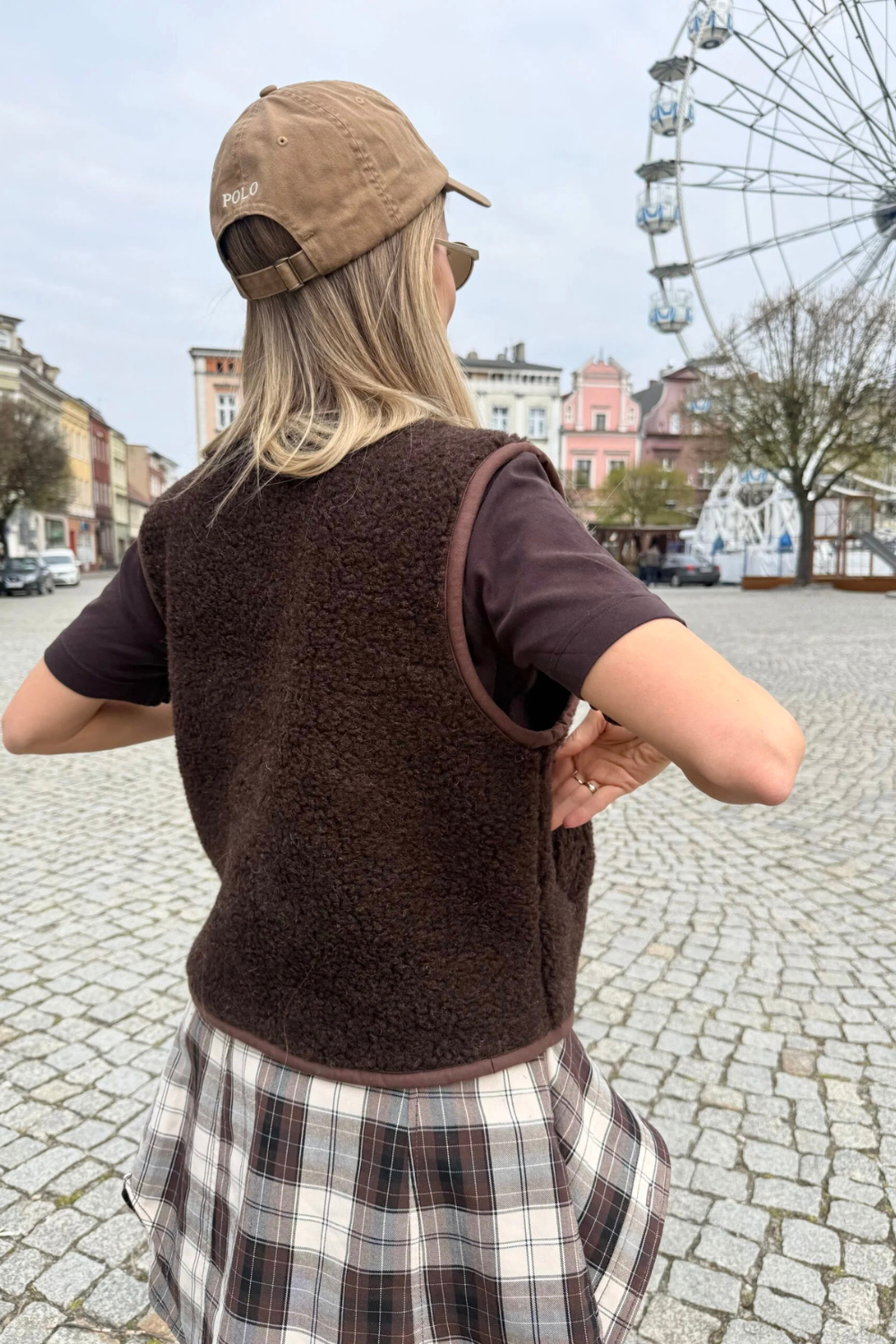 Kamizelka merino FLOW, chocolate