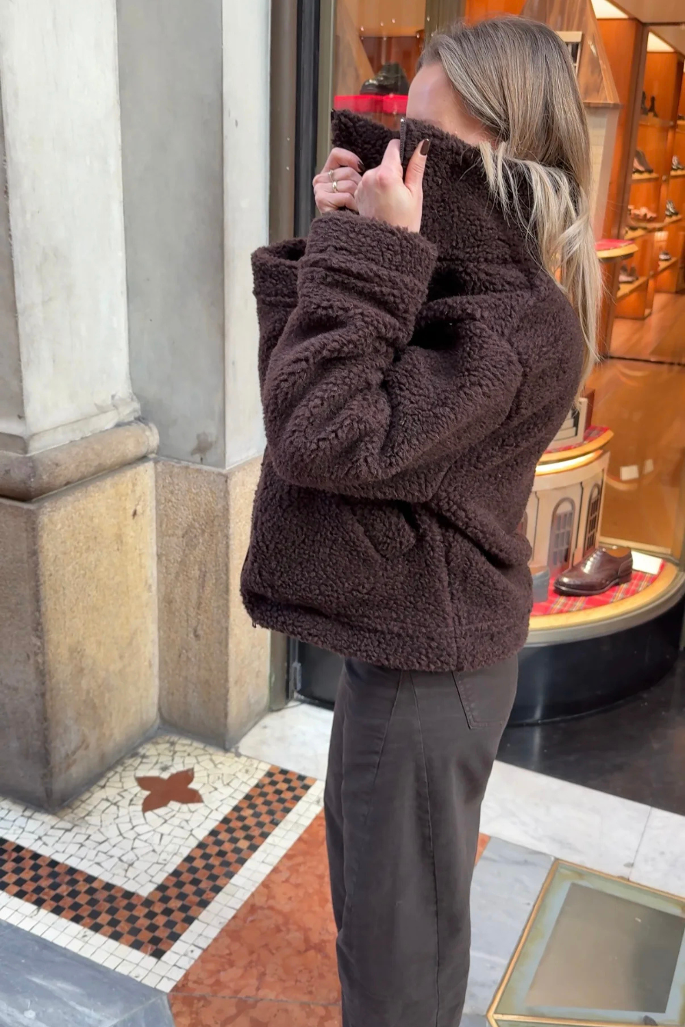 Kurtka merino MILAN, chocolate