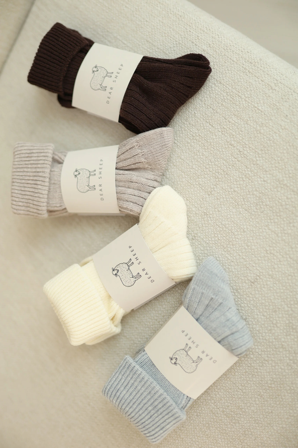 Grube skarpety merino, grey