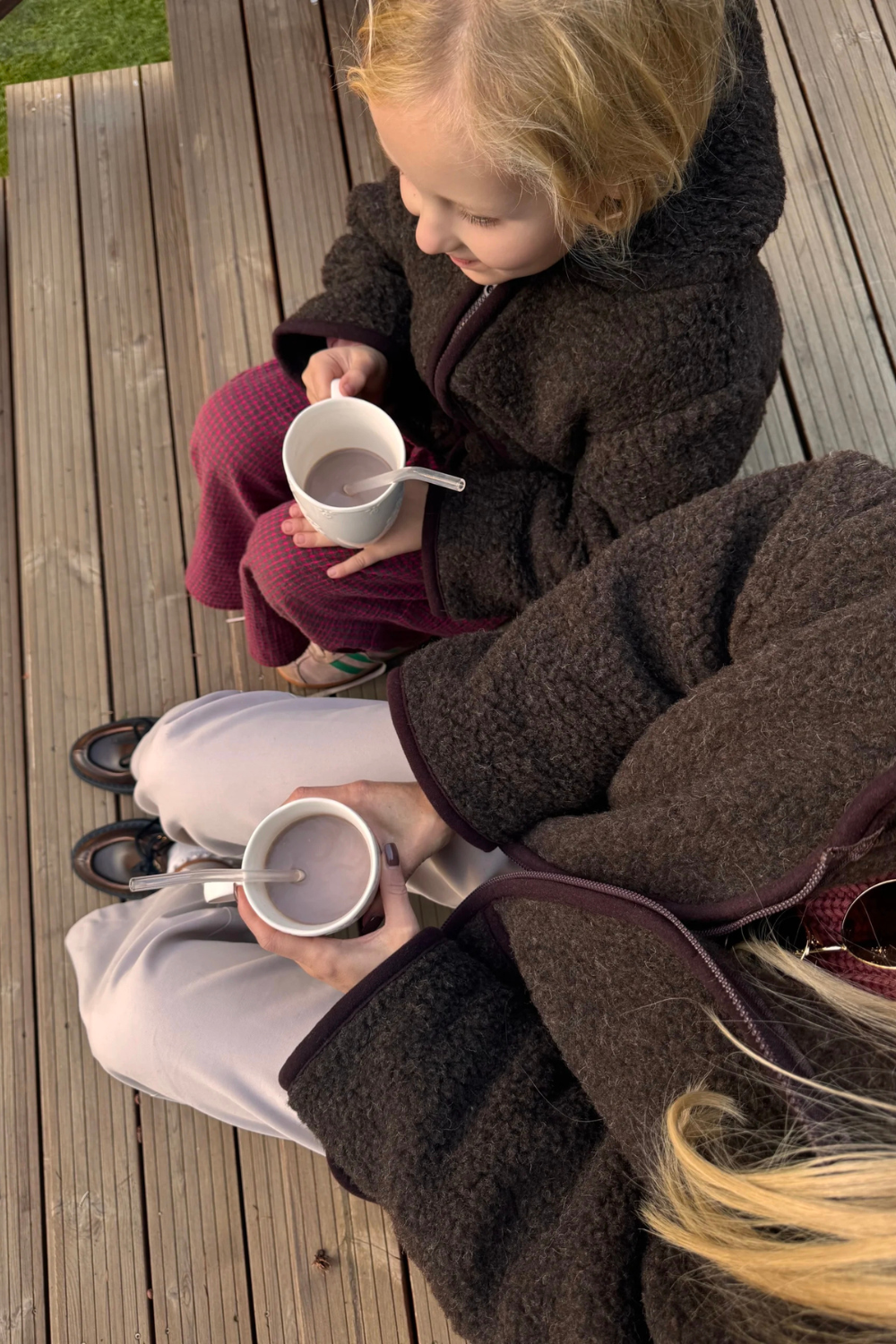 Kurtka merino TEDDY, chocolate
