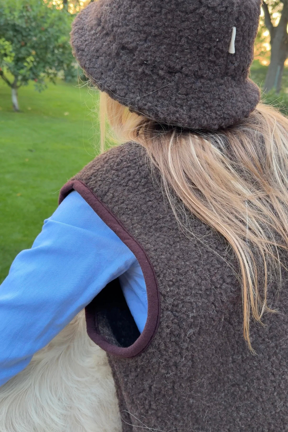 Kapelusz merino, brown