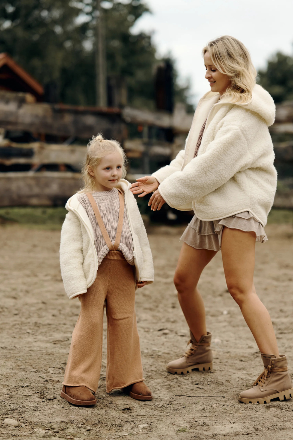 Kurtka/ bluza merino TEDDY, natural