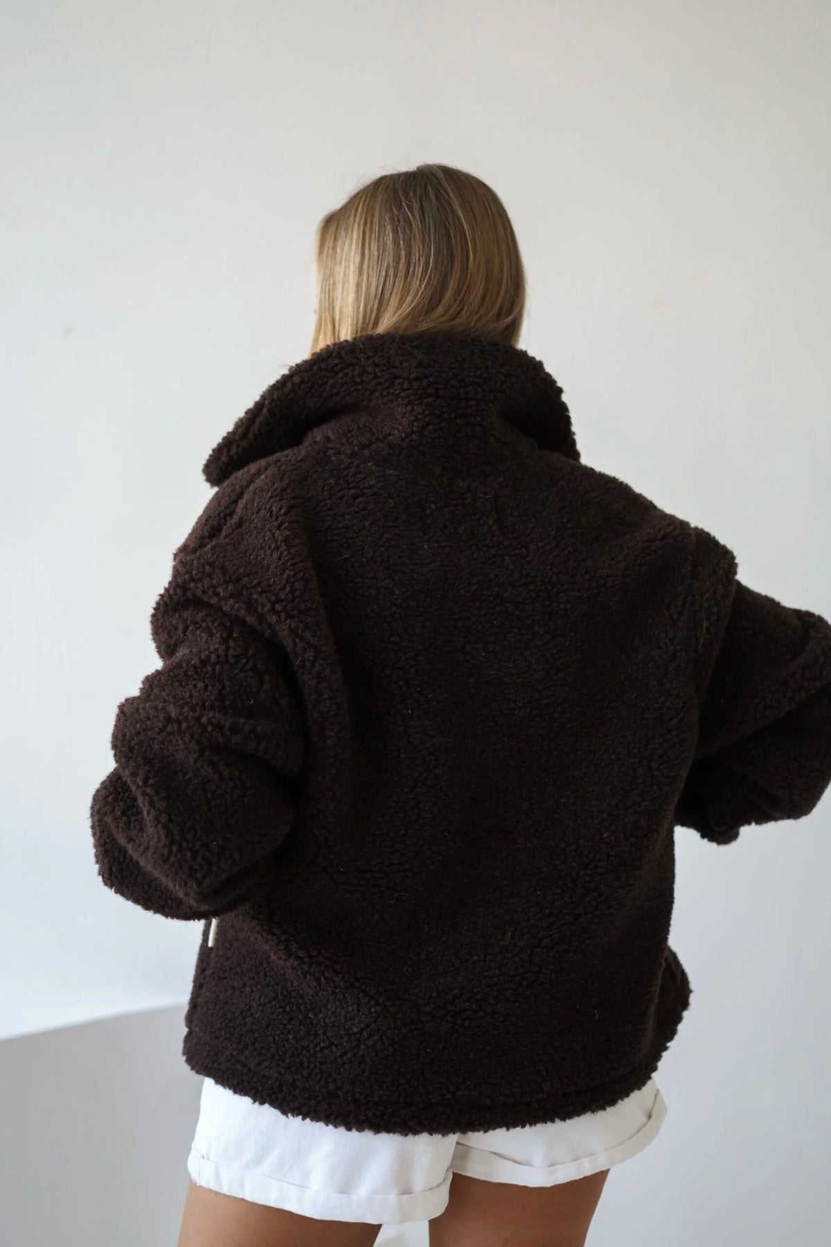 Bluza/kurtka merino NEW YORK, chocolate