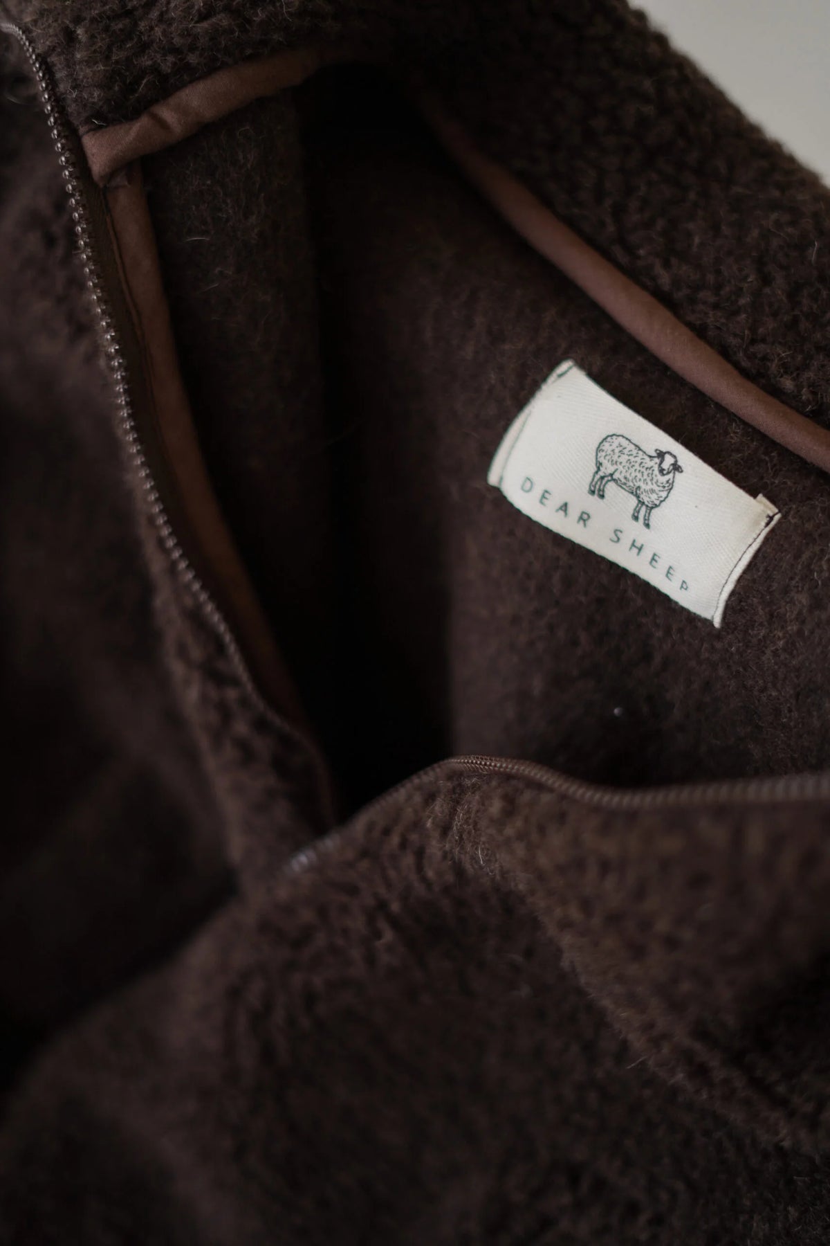 Bluza/kurtka merino NEW YORK, chocolate