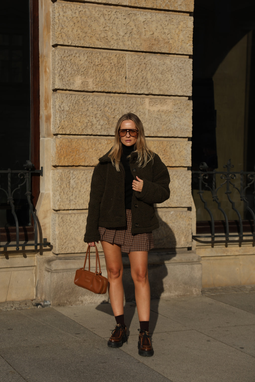 Kurtka merino STUDIO, OLIVE