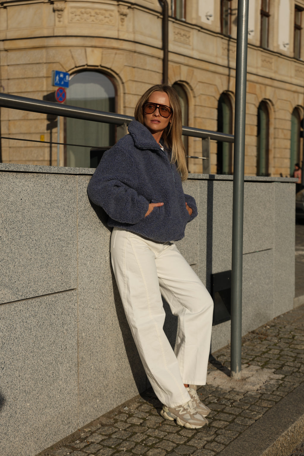 Bluza SPRINT, polar merino BLUE