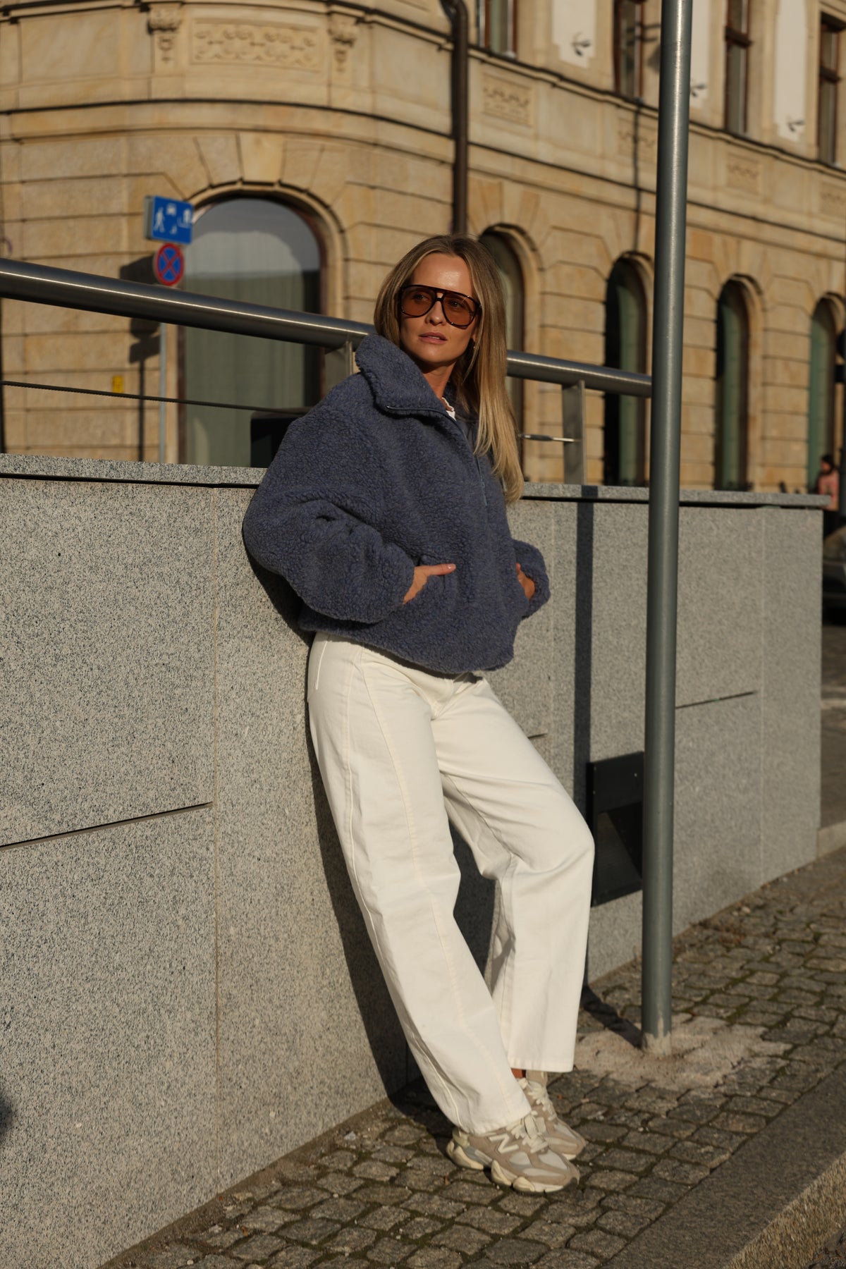 Bluza SPRINT, polar merino BLUE