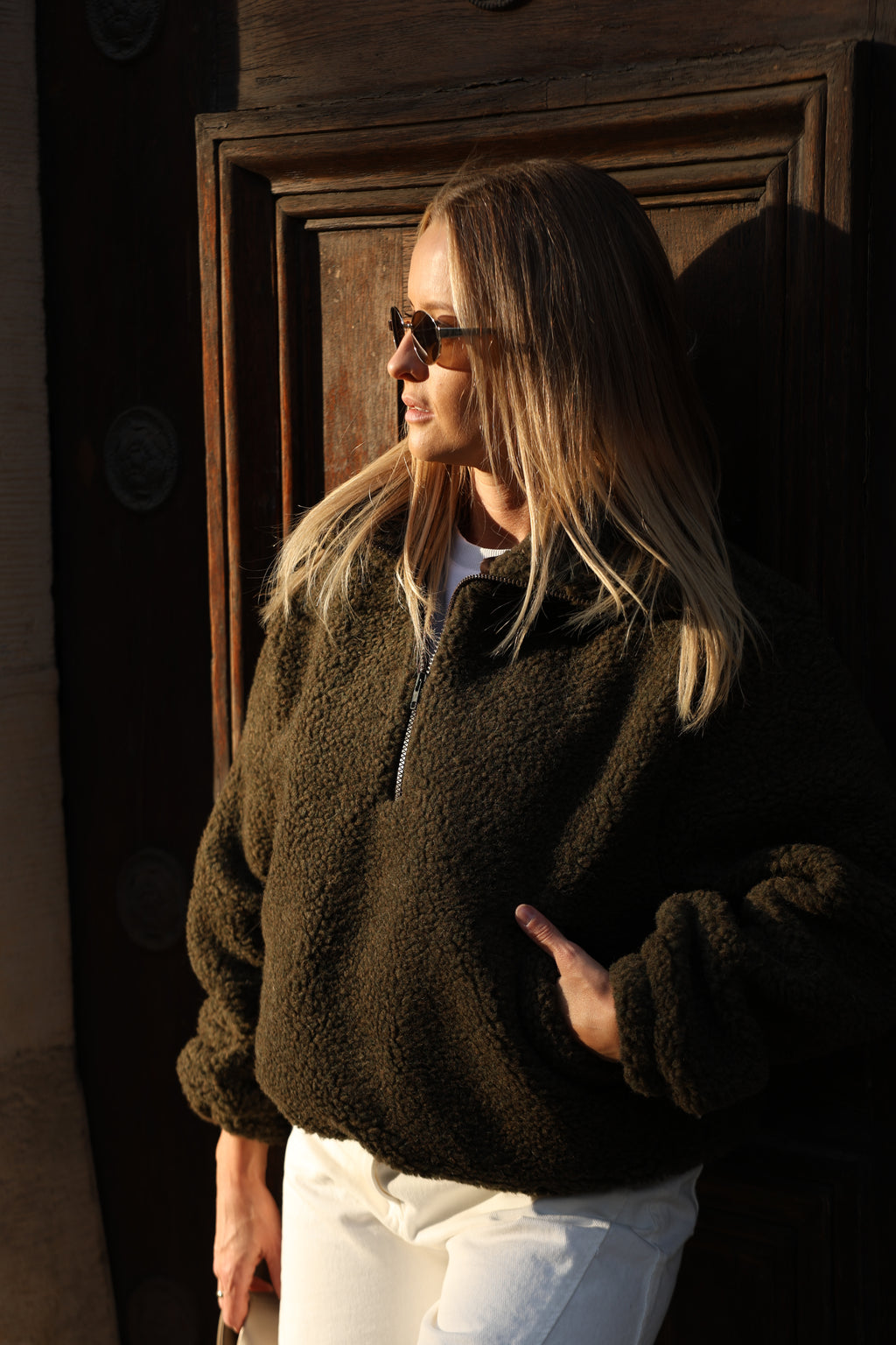 Bluza SPRINT polar merino, OLIVE