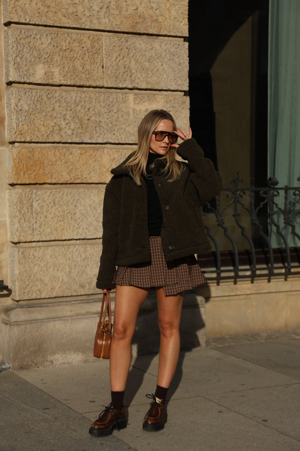 Kurtka merino STUDIO, OLIVE
