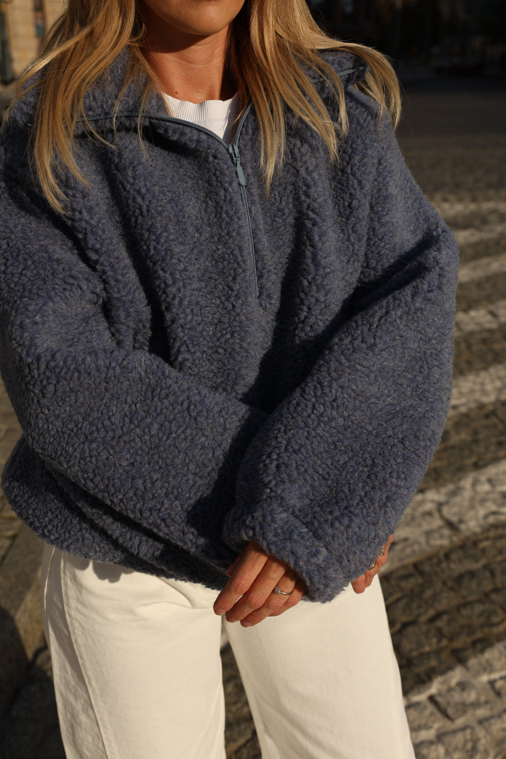 Bluza SPRINT, polar merino BLUE