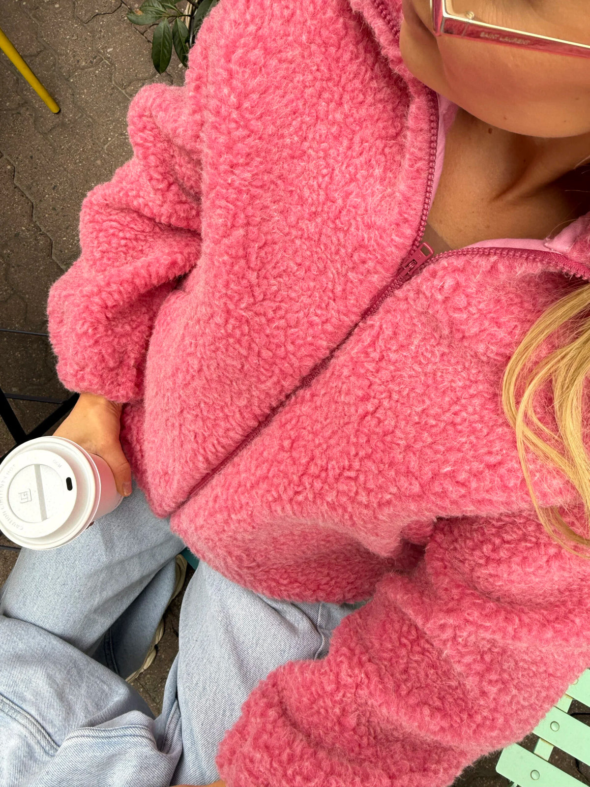 Bluza/ kurtka merino NEW YORK, candy