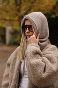 Balaclava merino, coffee