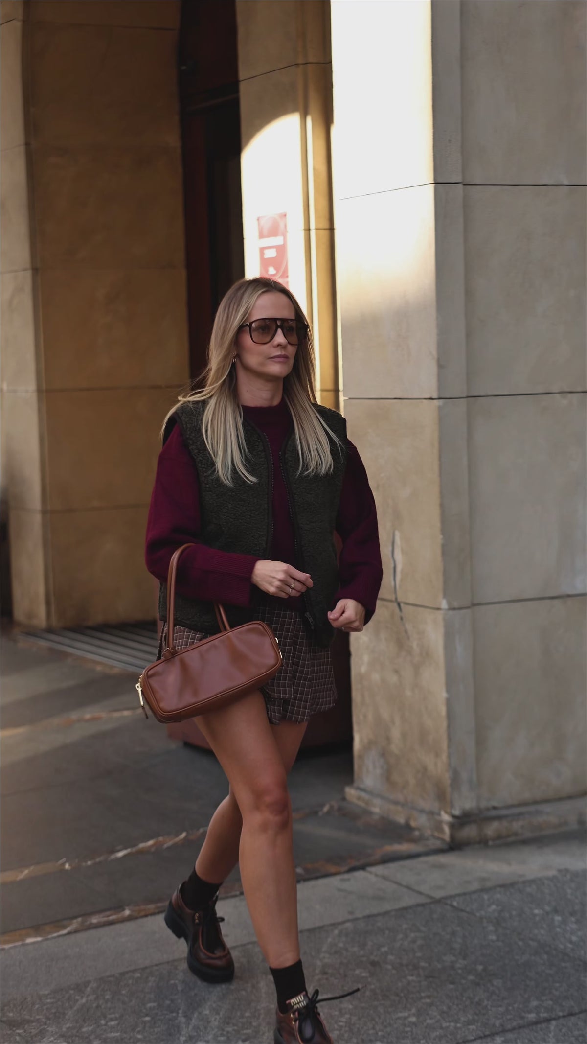 Kamizelka merino MOVE,  OLIVE