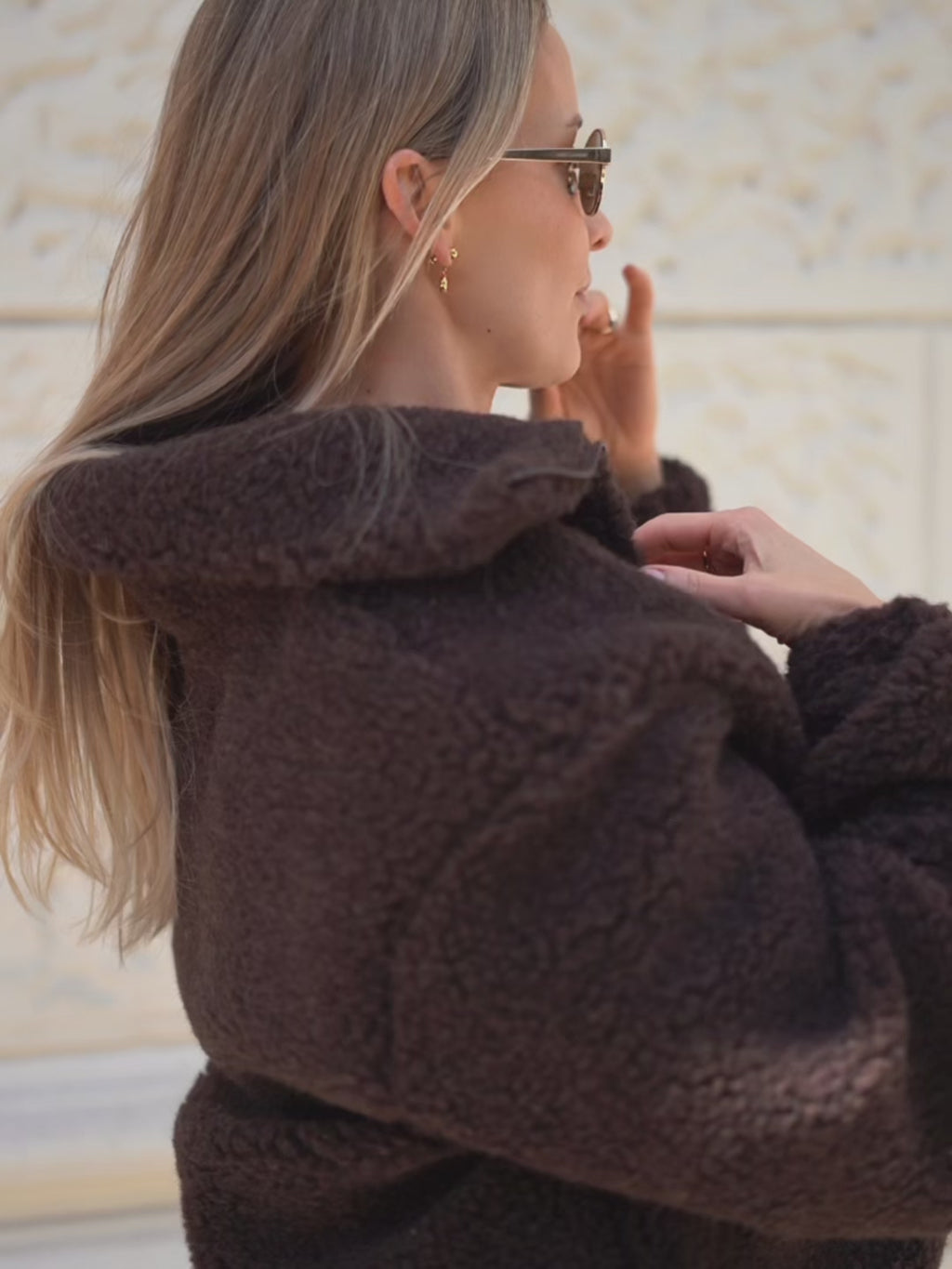 Bluza / polar merino SPRINT, chocolate