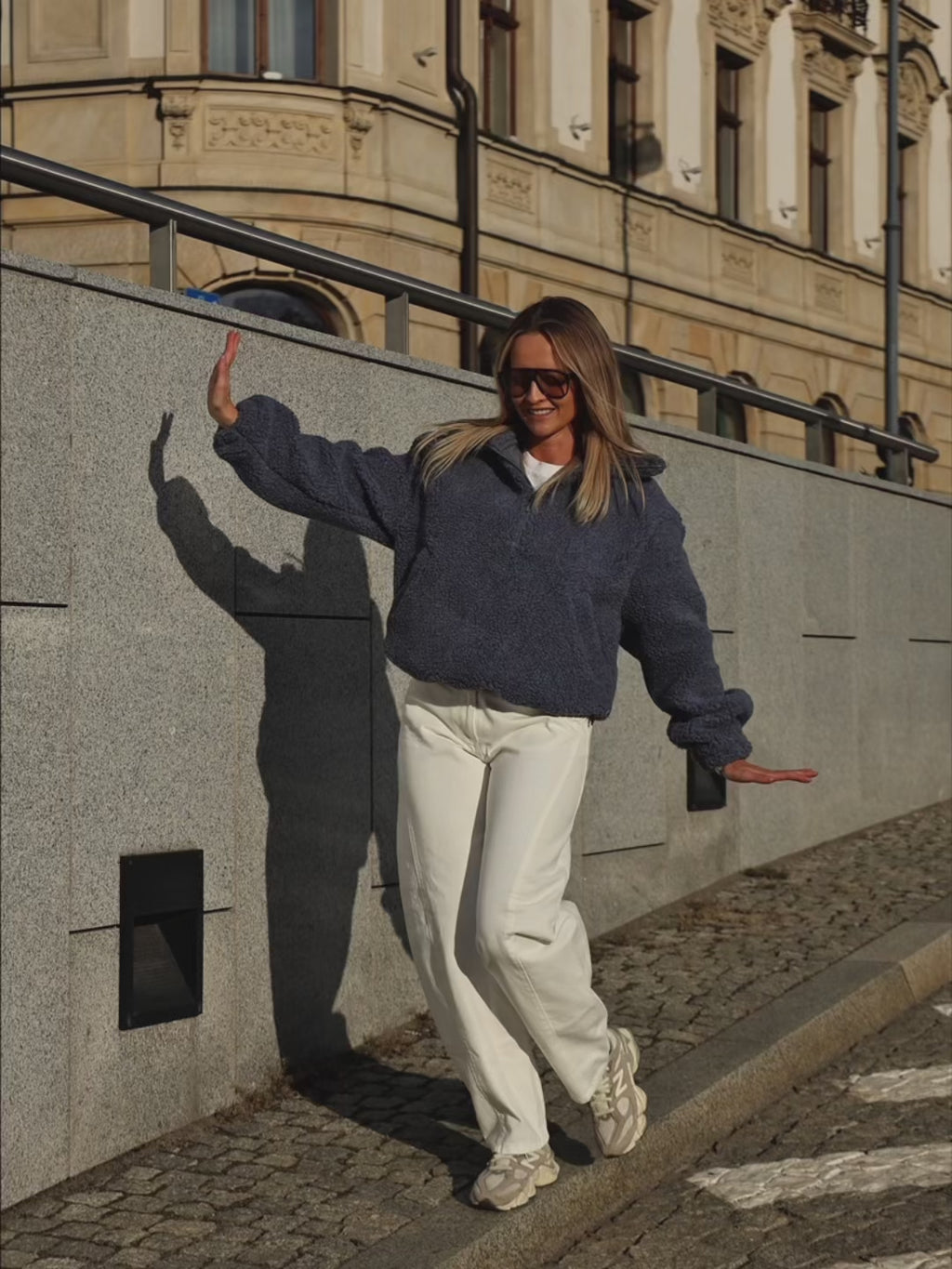 Bluza SPRINT, polar merino BLUE